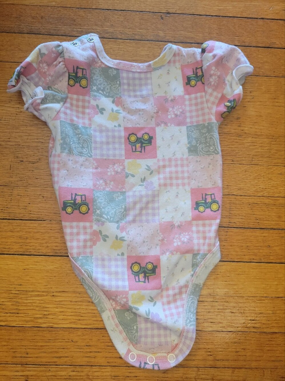 Girls' Pink 3-Piece Soft Cotton Set- 3-6 Months - Picture 3 of 11
